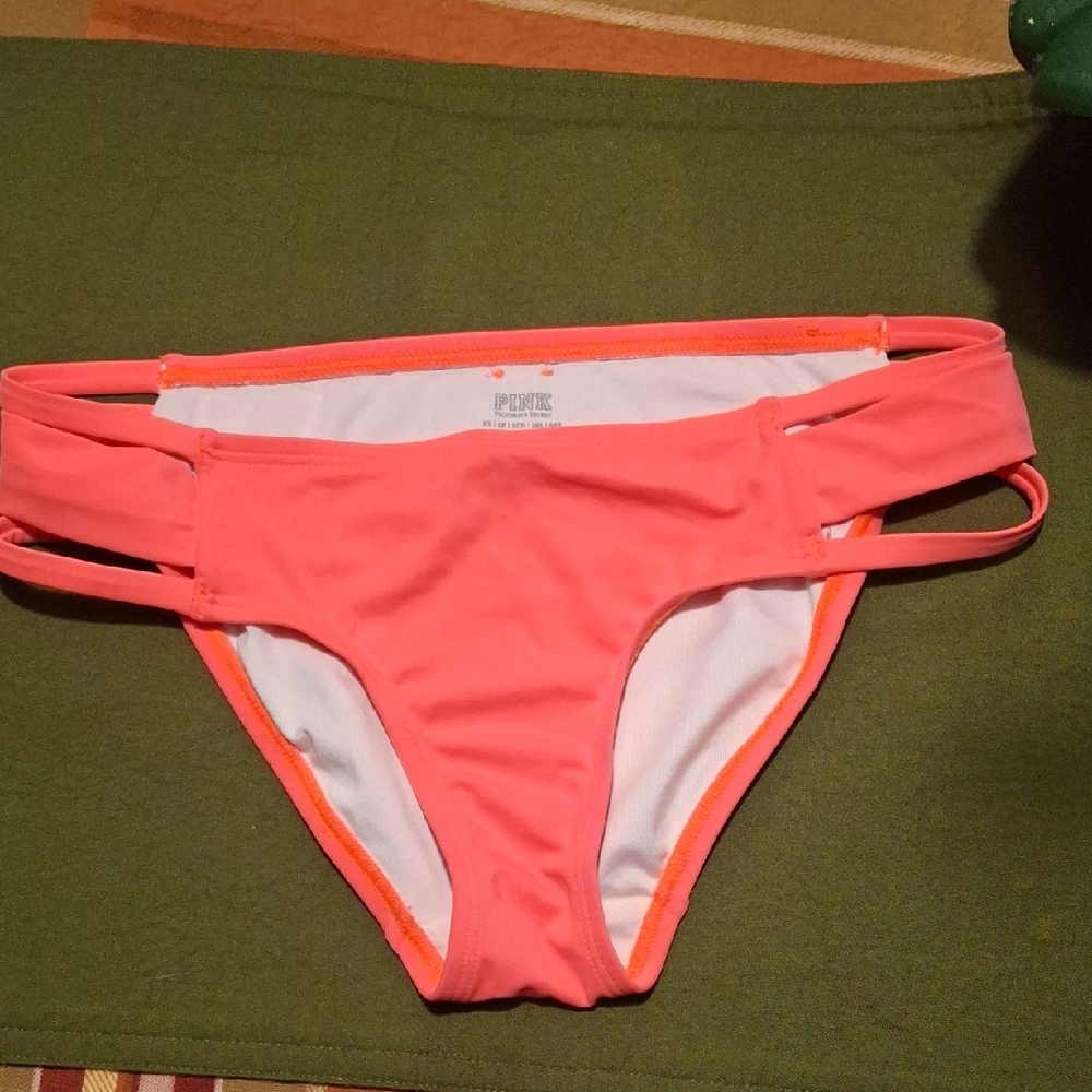Victoria's Secret Neon Pink Bikini Bottoms